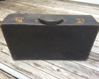 Luggage, Suitcase, Valise, Black, Likly, 1910 - 1925