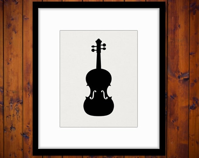 Violin Printable Image Download Violin Icon Digital Music Instrument Graphic Antique Clip Art Jpg Png Eps HQ 300dpi No.4397