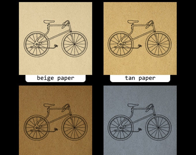 Digital Antique Bicycle Printable Image Bike Illustration Graphic Download Vintage Clip Art Jpg Png Eps HQ 300dpi No.3094