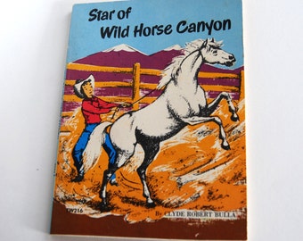Vintage Children's Book, Star of Wild Horse Canyon
