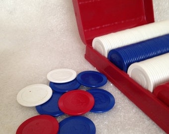 Retro poker set