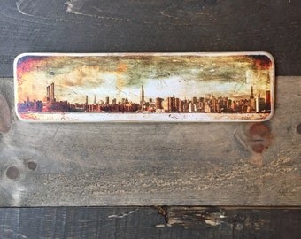 Winter skyline - 4x15 in.