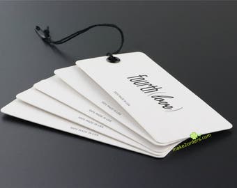 Custom Hang Tags, Hang Tag Custom Clothing Label, Hanging Tag, Paper Tags, Printing on Cardstock, Printing Services, Paper Cardstock.