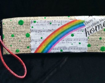 Wizard of Oz Purse Wizard of Oz Clutch Children's Book Purse Rainbow Purse Dorothy Tin Man Scarecrow Cowardly Lion Flying Monkeys