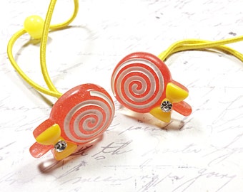 lollipop ponytail holders - hair ties