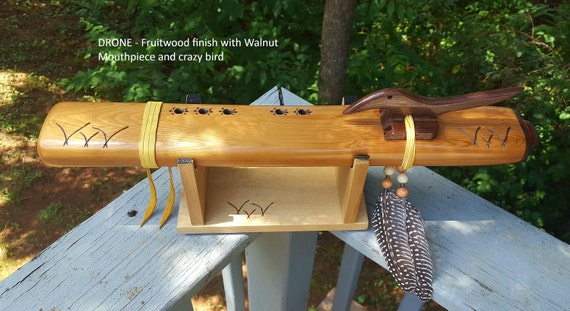 Drone Flute by FlockingBirdFlutes on Etsy