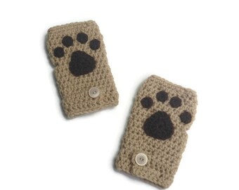 Paw gloves | Etsy