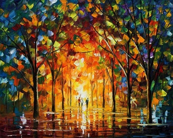Tall Painting Vertical Wall Art On Canvas By Leonid Afremov