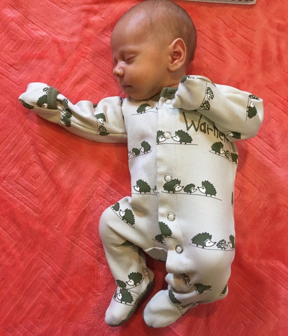 Newborn Footie Pajamas, Preemie Pajamas, Bringing Home Baby, Newborn Baby clothes, Preemie Baby clothes, Footie Pajamas, Coming Home Outfit