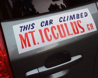 This Car Climbed Mt. Icculus - Phish Gamehendge - Vinyl Bumper Sticker