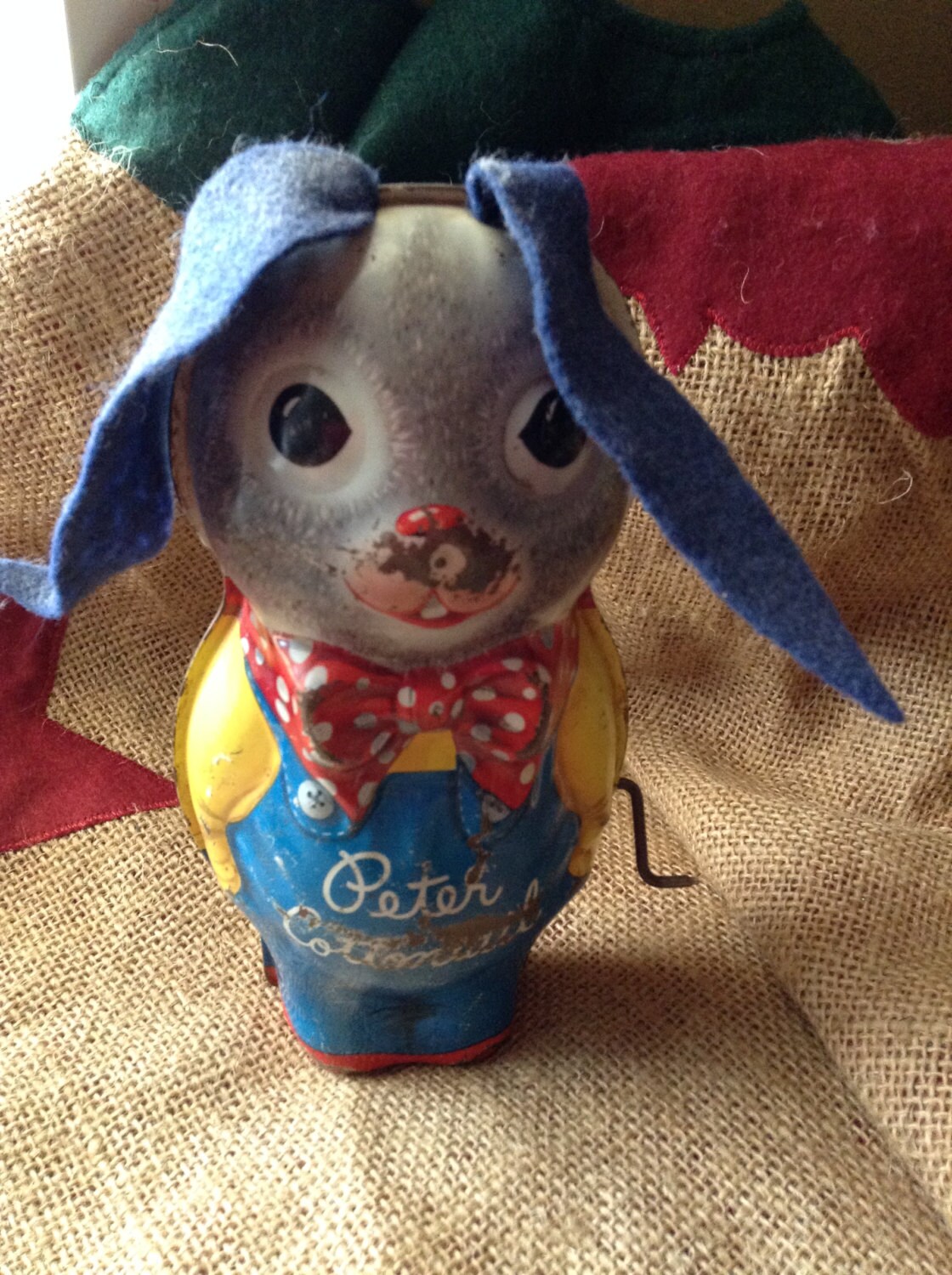 old brown peter rabbit toy