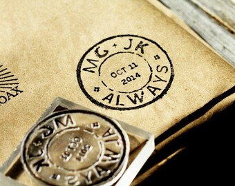 Custom Rubber Stamp - 1.5 x 1.5 inches