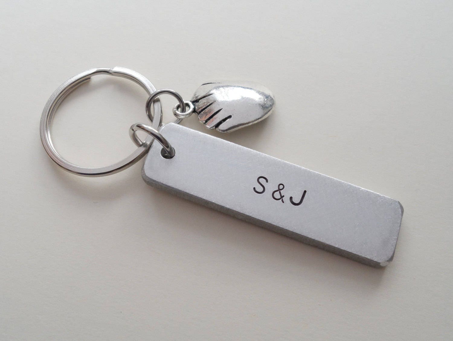 Anniversary Keychain Baseball Mitt Keychain Couples