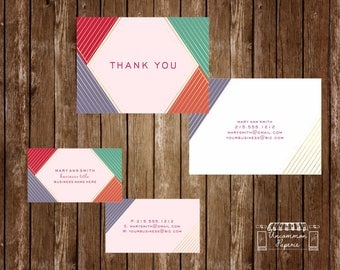 Business Stationery {Includes coordinating Business and Thank You cards } | Rodan and Fields | LulaRoe | DoTerra | etc.