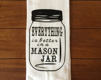 Mason Jar Kitchen Towels Fun House Warming Gag Gift Mason Jar Kitchen Towels Fun House Warming Gag Gift