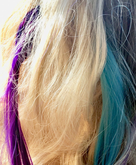 Mermaid Hair Extensions Colorful Hair Extensions Clip In