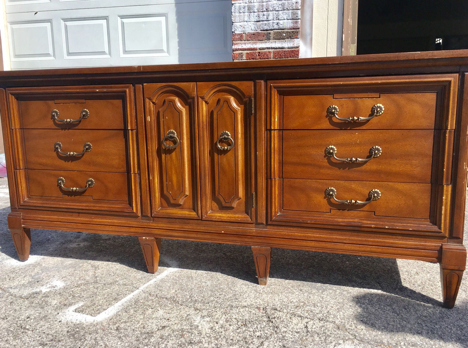Dixie Traditional Triple Dresser or Credenza Available for