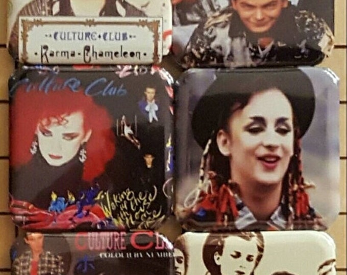 Button Pins, Backpack Pins, Culture Club, Boy George, Pins