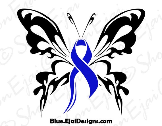 Free Free 180 Butterfly Cancer Ribbon Svg Free SVG PNG EPS DXF File