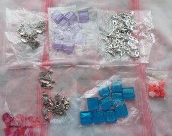 Sale on 1 Big bag of charms and Beads for jewellery making