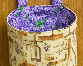 Thread Catcher, Scrap Caddy, Scrap Bag With Pin Cushion