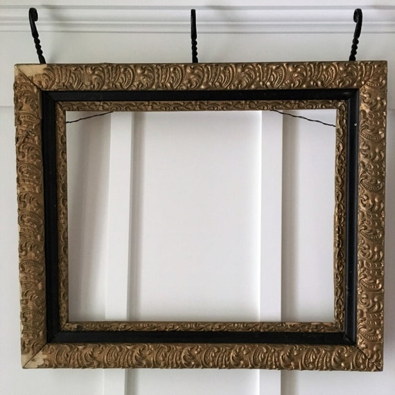 Vintage 16 x 20 Gold Gesso Picture Frame Gold Baroque Frame