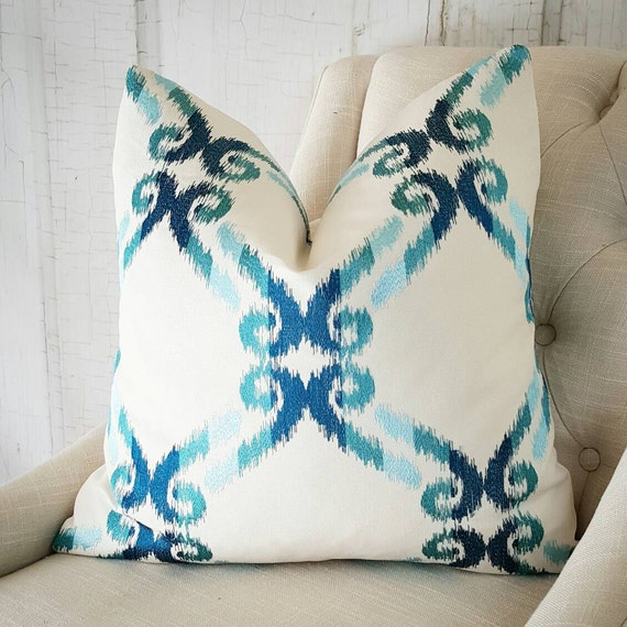 Teal Designer Pillow Covers Teal Pillows 24x24 22x22