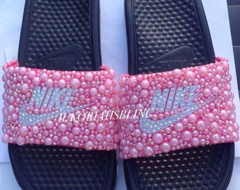 diy bling nike slides