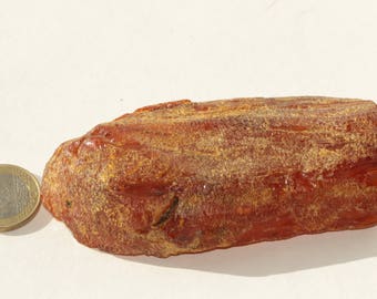 Natural Baltic Amber Vintage Brooch Honey 68.33gr 天然琥珀石多色生