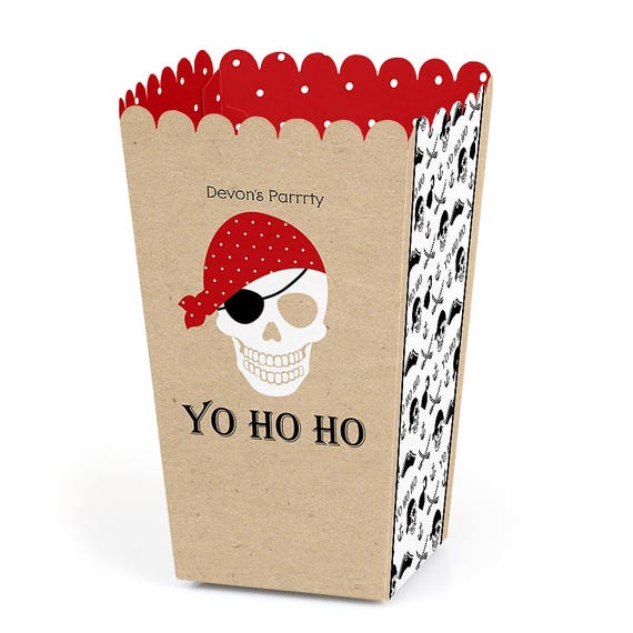 personalized popcorn boxes
