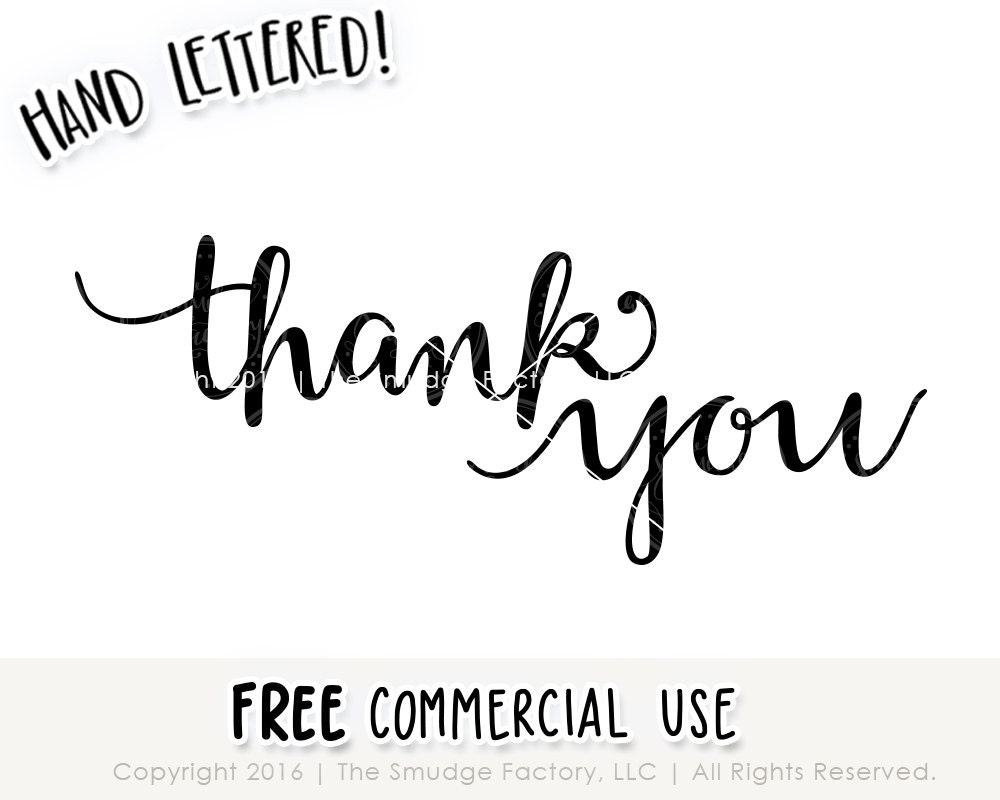 Download Thank You SVG Cut File Thanks Silhouette Cricut Cutting