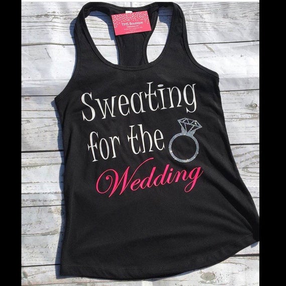 Sweating For The Wedding Tank