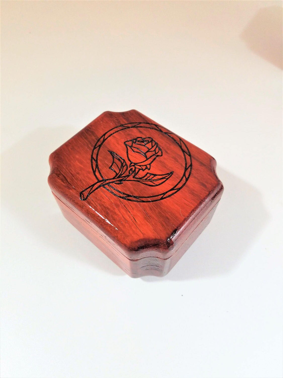 Wind Up Music Box Personalized Beauty And The Beast Music Box Add Name Custom Hand Made Small Rose Flower