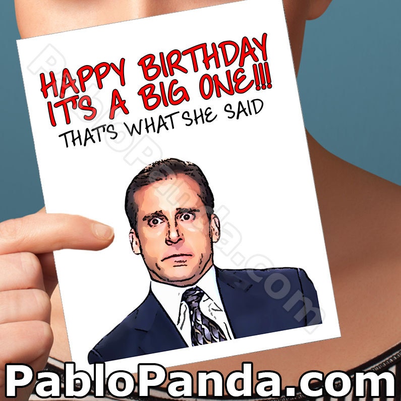 Funny Birthday Card The Office Best Friend Birthday Card