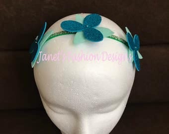 Trolls headwrap - Baby Bows girl - Flowers Headband - Poppy Troll - Head band Princess - Princess Troll - Hairband inspired Poppy Trolls
