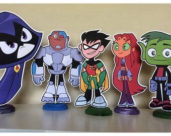 Teen Titans Go Birthday | Teen Titans Go Party | Teen Titans Go Party Centerpiece| Teen Titans Go Decorations | Teen Titans Go Centerpiece