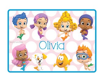 Bubble Guppies Shirt or Iron on Transfer or Personalized Digital Design