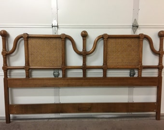 Vintage Solid Wood Unique King Size Headboard