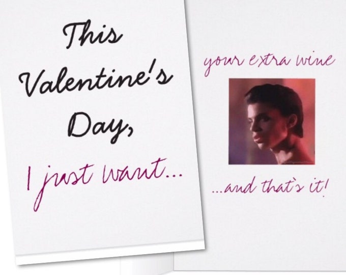 Funny Valentine's Day Card (for Prince fans)