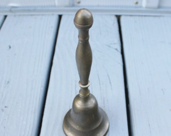 Vintage Brass Bell Holiday Bell Christmas Bell Colonial Bell