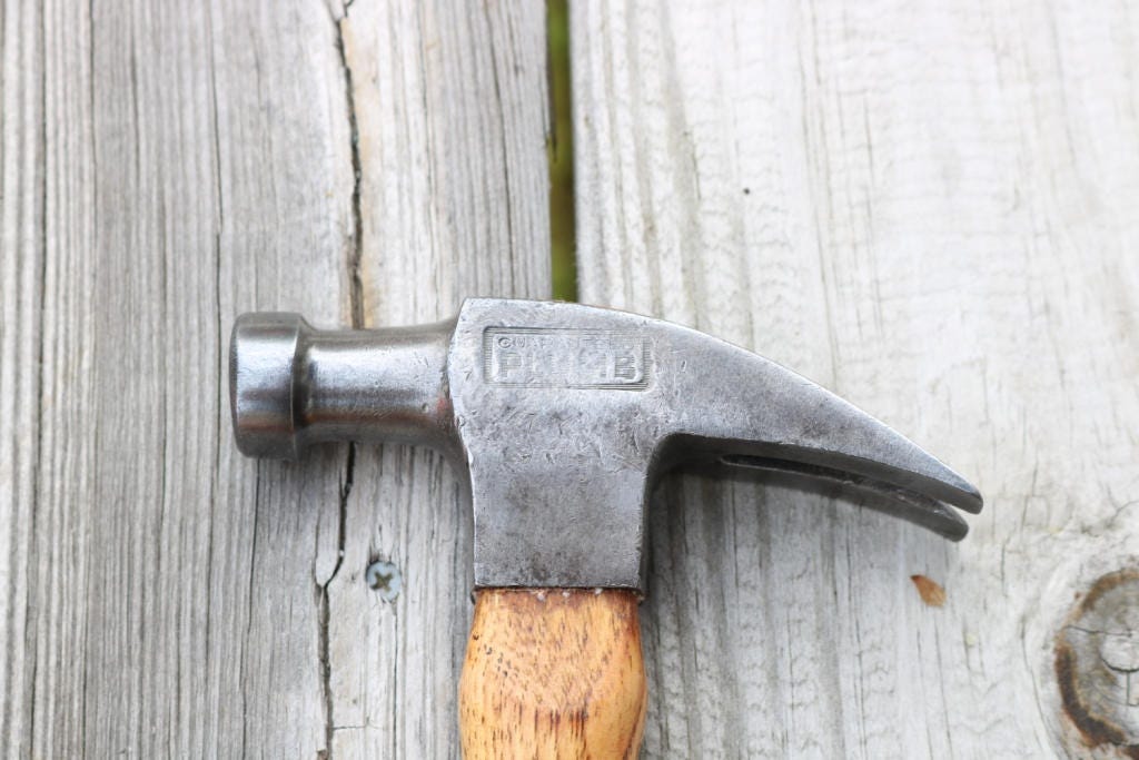 Vintage Guaranteed Plumb Claw Hammer