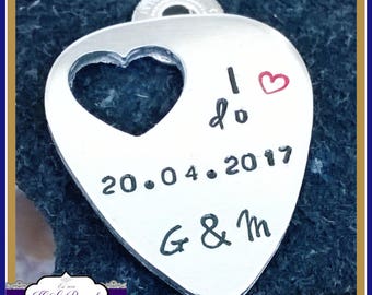 Wedding Guitar Pick - Music Groom Gift - Wedding Day Gift - Music Wedding Gift - I do gift - Groom Wedding Gift - Wedding Guitar Plectrum