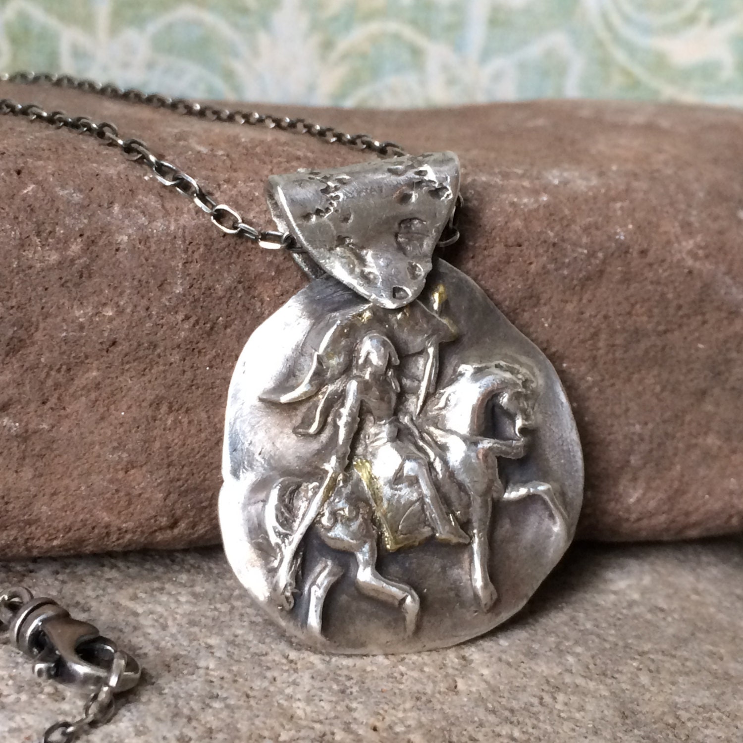 Equestrian Necklace Joan of Arc Joan of Arc Necklace