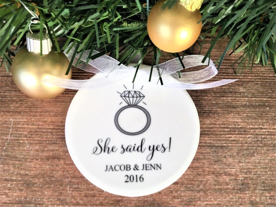 she said yes ornament christmas ornament by she said yes ornament christmas ornament by