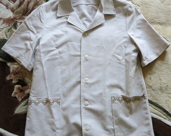 Linen men shirt, shirt half sleeve, classical shirt, men's shirt, Men's linen shirt, Men's summer shirt, Short sleeved shirt