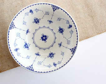 Franciscan Denmark English Ironstone, Blue and white serving bowl, Mother's Day Gift