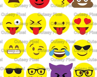Emoji's Designs Svg cutting file, social media, Designs SVG, DXF, Cricut Design Space, Silhouette Studio,Digital Cut Files