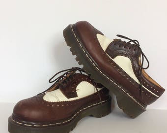 Dr Martens size 4 Made in England Wingtip Oxford W8 M6