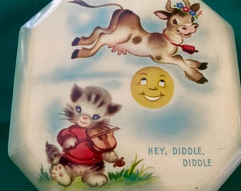 1946 English Hinged Tin - Nursery Rhyme
