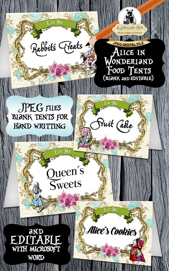 Alice in Wonderland Food Tents Alice in Wonderland Food